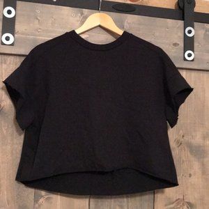 “No Comment” cropped T-shirt